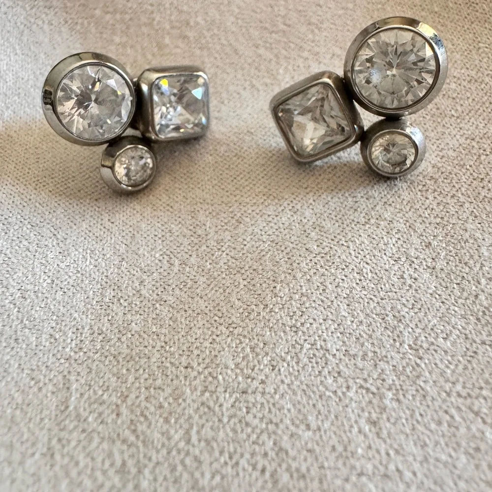 Michael Korse crystal stud earrings